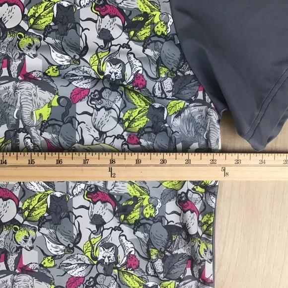 William Murray Mens Large Performance Golf Polo Shirt Animal Jungle Print - Picture 11 of 12